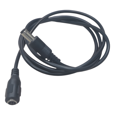 CON-D08-1M - Cable de Alimentación DC / Conector Macho a Hembra 5.5x2.1 mm / 22 AWG / 1 m (3.28 ft) / Polarizado / Forro Negro