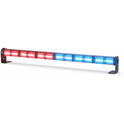 MTS626MC-RABA - Barra de Luces LED / 26.7 Pulgadas / Rojo/Azul/Ámbar / IP67 / Montaje Ultradelgado 1.6 Pulgadas / Flechas de Tráfico y Escena