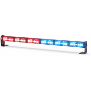 MTS626MC-RABA - Barra de Luces LED / 26.7 Pulgadas / Rojo/Azul/Ámbar / IP67 / Montaje Ultradelgado 1.6 Pulgadas / Flechas de Tráfico y Escena