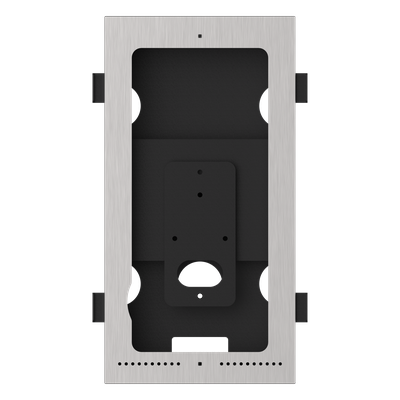 DS-KAB673-SF1 - Carcasa Gang Box / Montaje Parcial Empotrado / Acero SGCC + SUS316L / 248x129x35.9 mm (9.76x5.08x1.41 in) / 861.1 g (1.898 lb) / Serie DS-K1T673