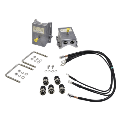 WB650 - Protector contra descargas / 60 VCC / 2.1 A / Resistente a 150 mph / Estado sólido de alta velocidad