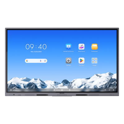 DS-D5C86RB/A2L(EDLA) - Pantalla Interactiva Touch / 86" / 4K UHD / Android 14 EDLA / 50 Puntos Multitáctiles / 2 ms Respuesta / Wi-Fi 6 / 128 GB / HDMI 2.1 y DisplayPort