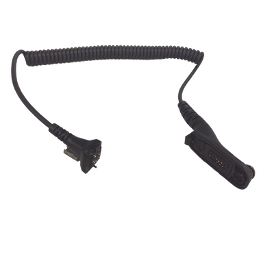 XMRRCABLEMV - Cable adaptador de audio / Bodycam a radio Motorola APX7000 / Compatible XMRX2 y XMRX5 / Conectores revestidos de goma