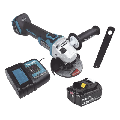 DGA456STX2 - Mini Esmeril Inalámbrico / 4-1/2 pulg (115 mm) / 18V / 5.800 RPM / Freno Eléctrico / Protección Contragolpe