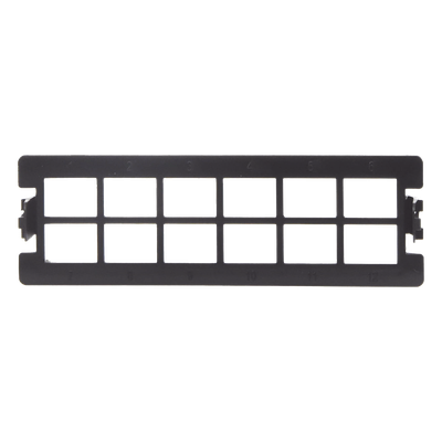 LP-FO-D12 - Placa Acopladora Vacía / 12 Puertos SC Simplex o LC Duplex / 19 Pulgadas / Compatible APC-UPC