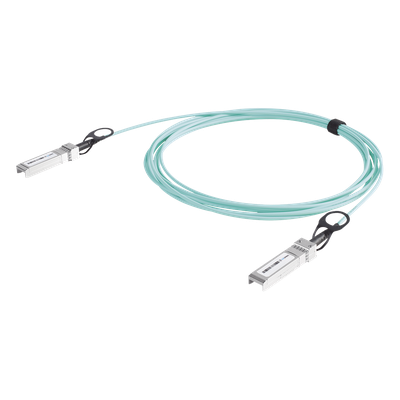 LP-AOC-10G-50M - Cable AOC SFP+ / 1 y 10 Gbps / Fibra Óptica Activa / 50 m (164 ft) / Baja Latencia / Conector SFP+