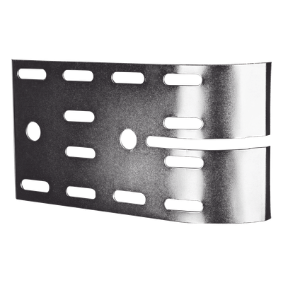 MG-51-097EZR - Bajada para cable ranurada / 95 x 190 mm / 3.7 x 7.5 pulgadas / Acabado Electro Zinc