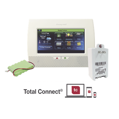 L7000-ZWAVE - Sistema de control / Pantalla táctil 7" a color 800x480 / Wi-Fi integrado / Z-Wave integrado / 80 zonas inalámbricas