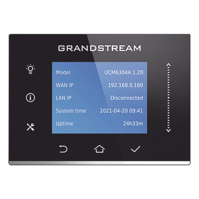 UCM6304A - Grandstream Networks UCM6304 2000 usuario(s) IP Centrex (alojada/IP virtual), Gigabit Ethernet, 100 - 240 V