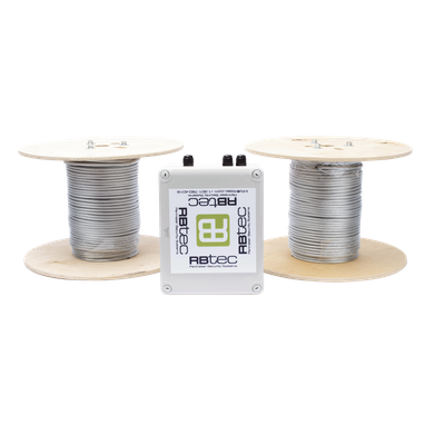 IROC-2Z-250-V2 - Kit de Cable Sensor Para Cerca Ciclonica IRONCLAD / 150 METROS / 2 ZONAS; 75 METROS POR ZONA / Sin Falsas Alarmas por Viento / TODO Incluido/TARJETA L