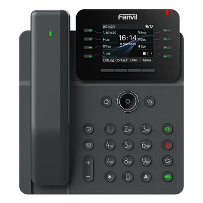 V62-PRO - Teléfono IP / Handset Inalámbrico Bluetooth / 12 Líneas SIP / Pantalla IPS Táctil 2.8" HD / Conferencia 6 Vías / Puertos Gigabit / PoE 802.3af