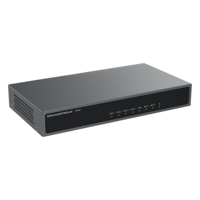 HT-841 - Gateway VoIP / 4 Puertos FXO / 1 Puerto FXS / 3 Perfiles SIP / PoE / NAT / Fax T.38 / Conferencia 3 Vías / Cifrado AES / Failover SIP