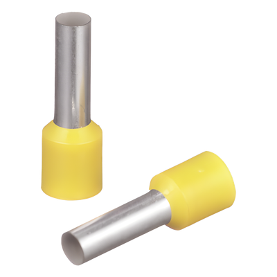 FSD82-12-C - Ferrúla de Cobre DIN / 10 AWG / Largo 12 mm / Tambor Integrado / Paquete 100 Piezas
