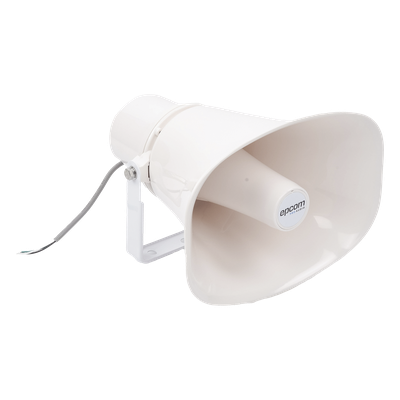 SF-720A - Altavoz para Exterior / Tipo Trompeta / 15-30W / 70/100V / IP66 / ABS / Bracket Metálico