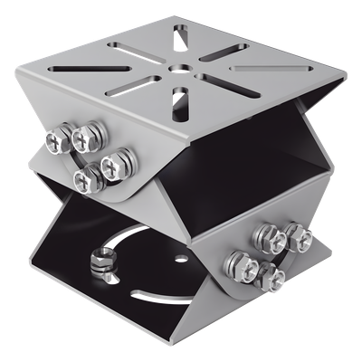 DS-1232ZJ-T/BJH - Montaje PT Universal / Multieje / Acero Gris Platino / 100×100×92.5 mm (3.94'×3.94'×3.64') / 850 g (1.87 lb) / Interior y Exterior