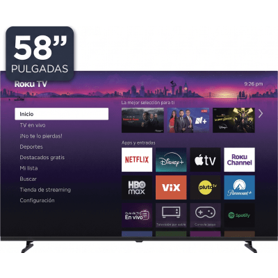 R58XUQ-L1 - Smart TV QLED / 58 Pulgadas / 4K UHD / Dolby Audio / Wi-Fi 2T2R / 3 HDMI / VESA 200x200 mm