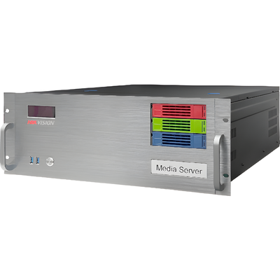 DS-IVMS9530ES-UH08/I1R4 - Servidor Multimedia Rack 4U / Intel Xeon W-1390P 8-Core 5.3GHz / NVIDIA RTX 2000 Ada 16GB / 32GB DDR4 / 8K×4K Fusion / 4×DP1.4 + HDMI2.0 / 3×3.5" HDD Bays / Windows 11 Pro