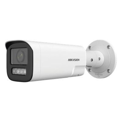 DS-2CD1643G2-LIZSU/SL - Cámara Bala IP / 4 Megapixel / Dual Light 50 m (164 ft) / Lente Motorizado 2.8-12 mm / Audio Bidireccional / IP67 / PoE / WDR 120 dB
