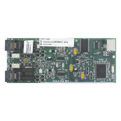 DACT-UD2 - Comunicador digital de alarma (DACT) / Doble línea telefónica supervisada / Formatos Ademco Contact ID y SIA / Compatible con MS-9600LS y MS-9600UDLS