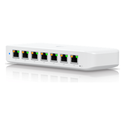 USW-ULTRA-60W - Switch Ubiquiti USW Ultra 60W, 7 Puertos PoE Salida, 1 Puerto PoE Entrada, 52W, Adaptador AC