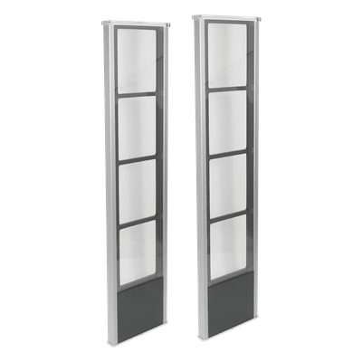 CA24-G01 - Par de detectores EAS para Protección Contra Robo de Ropa, Zapatos y Accesorios RX, TX 8.2 MHz hasta 1.8 m