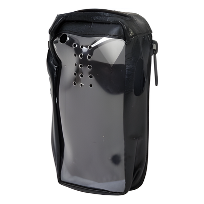 FSMNX-220T - Funda de Piel Reforzada / Visor Frontal Transparente / 56x114x30.1 mm / 2.2x4.5x1.2 in / NX-220K NX-320K