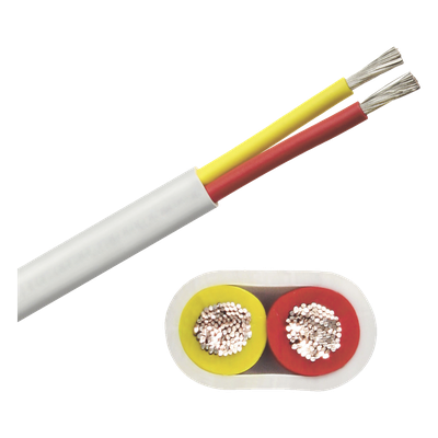 B7W10T-20-100 - Cable Marino Plano / 2 Conductores Cal 10 AWG / Rojo/Amarillo / 100 pies / UL 1426 BC-5W2 / Grado Marino