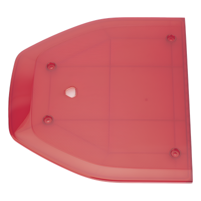 9ALRDNL04000 - Domo Lateral de Reemplazo / Compatible con Barra de Luces SP216 / Color Rojo / Alta Resistencia / Diseño Aerodinámico