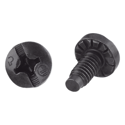 RGTBS-C - Tornillo de Conexión a Tierra / #12-24 x 1/2 pulgada / Cabeza Pan Head Phillips / Acero Tricromado Negro / Bolsa 100 Piezas