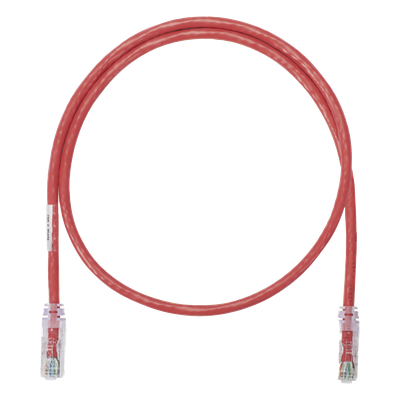NK6PC1RDY - Cable de Parcheo UTP / Categoría 6 / 0.3 m (1 Pie) / 24 AWG / T568B / CM / Rojo