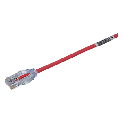 UTP28SP8INRD - Cable de Parcheo UTP / Cat6 / 28AWG Diámetro Reducido / 20.2 cm (0.66 ft) / LSZH-CM / Rojo