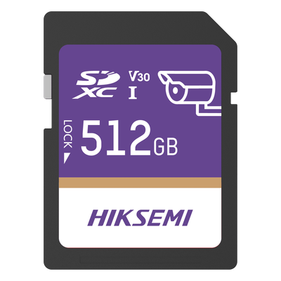 HS-SD-P10/512G/GUARDPRO - Tarjeta SD / 512 GB / 100 MB/s Lectura / 90 MB/s Escritura / Clase 10 U3 V30 / 3D TLC NAND / −25°C a 85°C (−13°F a 185°F)