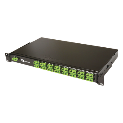 FSR-132LCALCA01 - Splitter PON Tipo Panel / 1x32 / Conectores LCA Entrada-Salida / 1UR Rack 19" / Rango 1260-1650 nm / Operación -40 a +85°C