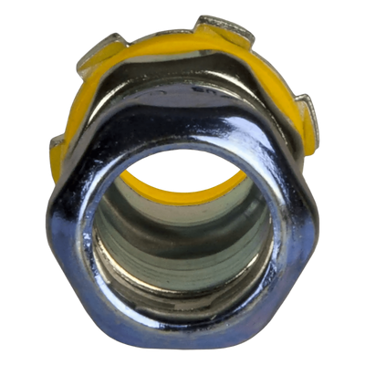 HUB-2915-RT - Conector de Compresión Hermético / Pared Delgada / Acero Galvanizado / 1 1/4 in / 1.89 in x 3.307 in (48 mm x 83.99 mm)