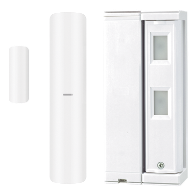 FTN-R-W-HKV - Sensor PIR Cortina / Exterior / Alcance 2 m (6.6 ft) o 5 m (16.4 ft) / Inalámbrico / Inmunidad 25 kg / Rotación 190°