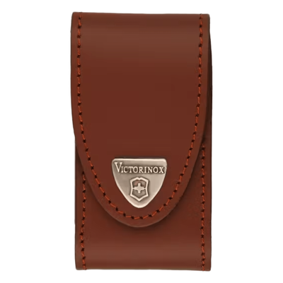 500761 - Funda de Piel / Cierre Velcro / 10 cm Alto / 0.1 kg / Color Café