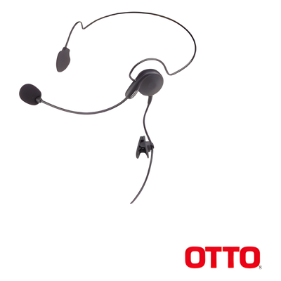 V4-BA2MG5 - Diadema trasera / Auricular izquierdo / Micrófono -40 dB / Cable 25,000 ciclos / PTT ultraligero / -20°C a +60°C