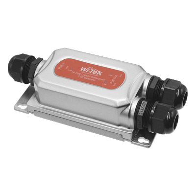 WIPOE22EO - Extensor PoE para Exterior / Entrada 90W / 2 Salidas 60W y 30W / 3 Puertos Gigabit / IP68 / -40°C a 80°C