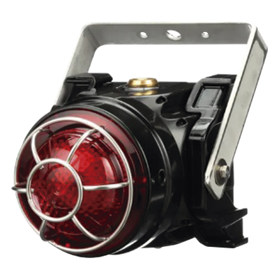 G-LED-AC-T-R - Luz LED para áreas peligrosas / UL cUL CID2 / 120-240 Vca / Ex d / Montaje en U / Rojo / -55°C a 70°C