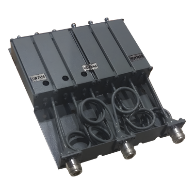 SYS-1533-3N - Duplexer / VHF 160-174 MHz / 6 Cavidades / 50 W / 5 MHz Separación / 80 dB Aislamiento TX-RX / Conector N Hembra