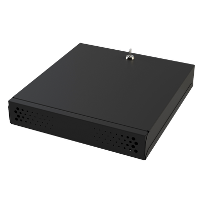 GABVID1R3 - Gabinete de Seguridad para DVR/NVR / Acero Calibre 20 / Ancho 396 mm / Compatible con Rack 19' / Ventilación Lateral