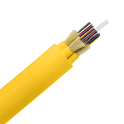 FSDR948Y - Cable de Fibra Óptica / 48 Hilos / Monomodo OS2 9/125 / Interior Tight Buffer 900μm / OFNR Riser / No Conductiva / Precio Por Metro (3.28 ft)
