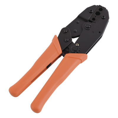 SYS-RG59-CT - Pinza de Crimpado Hexagonal / Cables RG-58/U, RG-59, RG-8/X / 3 Cavidades 0.068", 0.213", 0.256" / Acero MN65 Antioxidante / Trinquete Ajustable