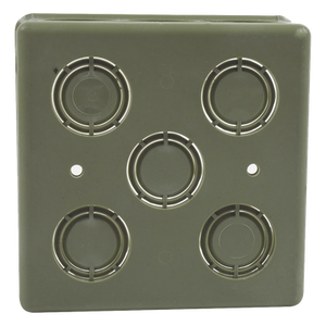 ATUP34CA - Caja Cuadrada para Conduit / PVC Pesado / 1/2" - 3/4" / Autoextinguible / No Conductor Eléctrico