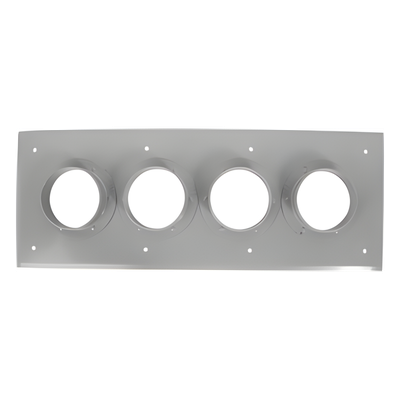 204-6734 - Placas Pasamuro con Capacidad de 4 Botas de 4