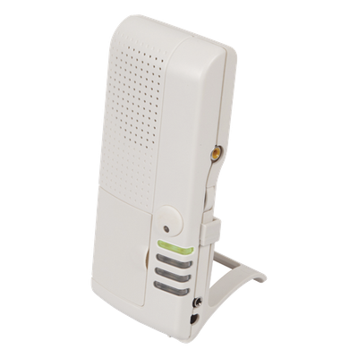STI-V34104 - Receptor de voz / 4 canales / 1000′ (300 m) alcance / 433 MHz / 10 tonos / 53 palabras inglés-español / 12 VDC