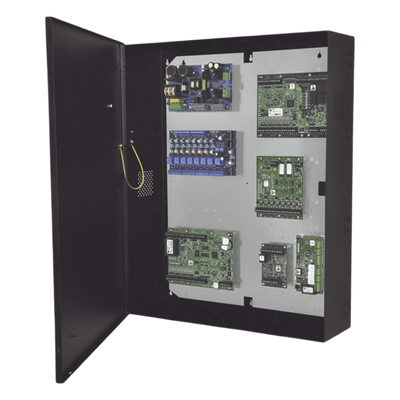 TROVE2M2 - Gabinete de seguridad integrada / Acero 16 AWG / Backplane extraíble / 4 baterías 12VDC/7Ah / Compatible Mercury y socios líderes