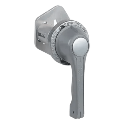HUB-EXH-1A8 - Mango para Interruptor de Circuito / Activación Frontal / Aluminio Libre de Cobre / Eje Acero Inoxidable 316 / Lock-On/Lock-Off 3 Candados / NPSM 3/4' y 1-1/4' / Clase I Div 1 & 2 Grupos B,C,D