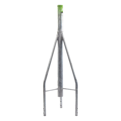 SCZ-30-P - Tramo de Remate para Torre / Tubo Central 2' Cal.18 / Tubos 7/8' Cal.18 / 3 Opresores para Pararrayos / Galvanizado Electrolítico / Compatible STZ-30