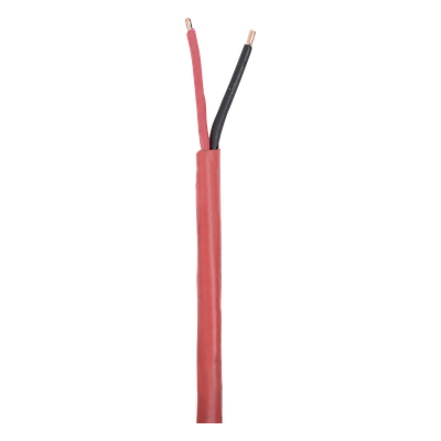 4306-1104/1000 - Bobina de Cable / 2x18 AWG / Riser FPLR-CL3R FT4 / 305 m (1000 ft) / Rojo / Detección de Incendio y Evacuación